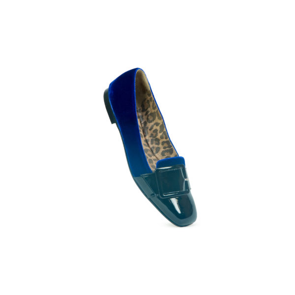 Prosperine Slipper da Donna in Velluto e Vernice In Linea