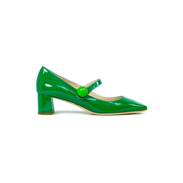 Prosperine Decolletè da Donna in Vernice Verde Soddisfazione Garantita