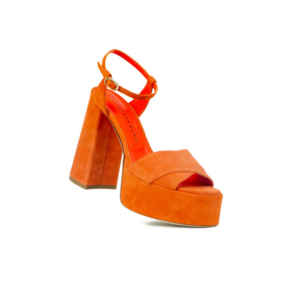 Prosperine Sandalo da Donna con Plateau in Camoscio Offerta