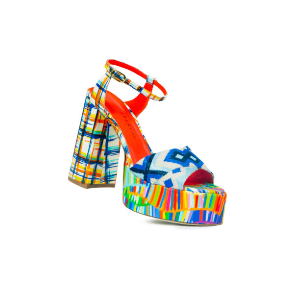 Prosperine Sandalo da Donna con Plateu Multicolor Online