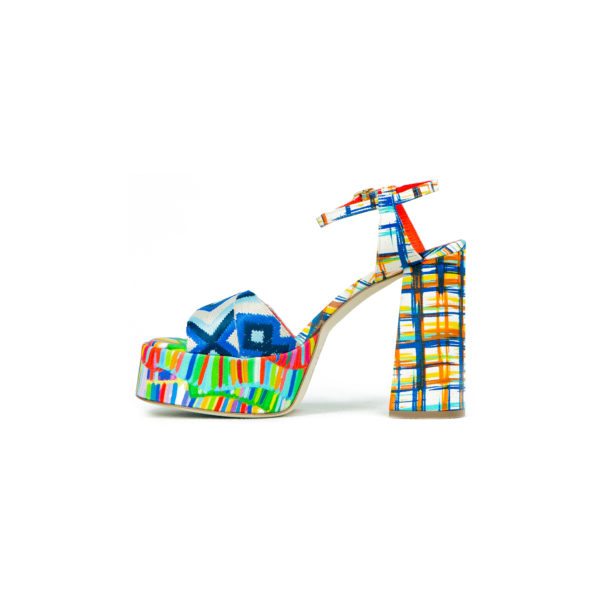 Prosperine Sandalo da Donna con Plateu Multicolor Online