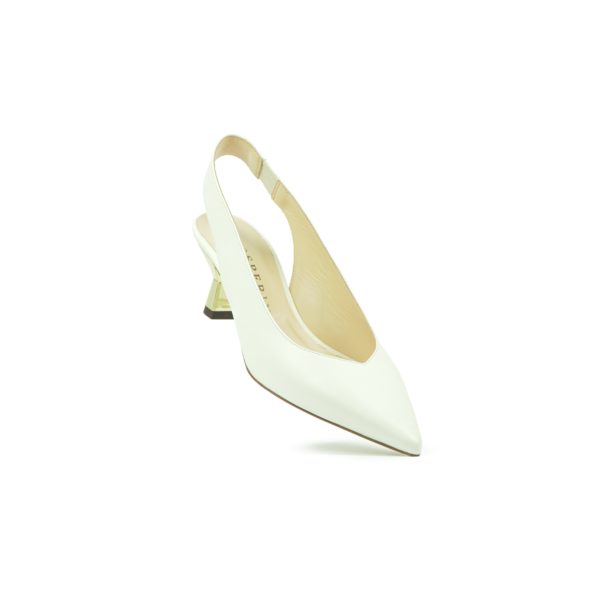 Prosperine Sandalo da Donna in Nappa con Tacco Laccato Oro Vendite Flash