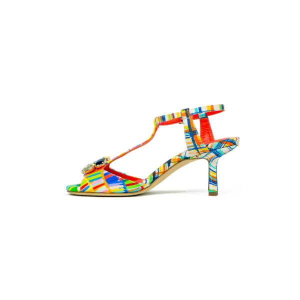 Prosperine Sandalo da Donna in Tessuto Multicolor Italy