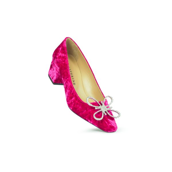Prosperine Scarpa da Donna in Velluto con Fiore Acquista Ora