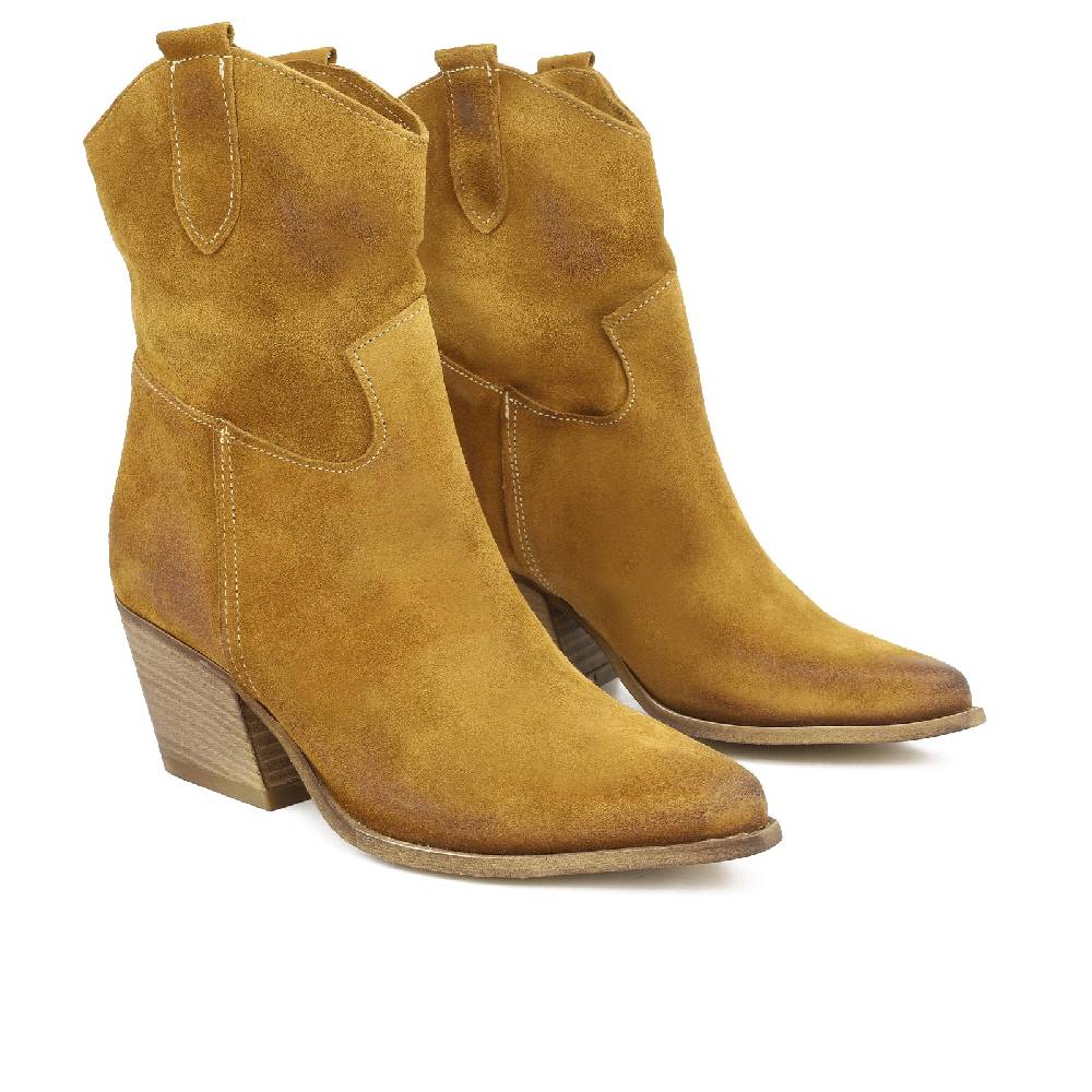 Queen Helena Stivaletti texani - MARA 120 - vera pelle Moda