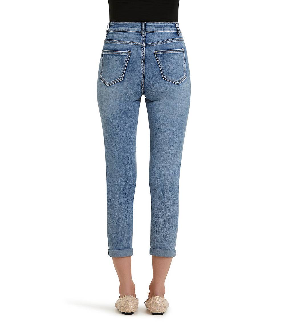 Loriblu Jeans slim-fit con strappi all-over Sconto