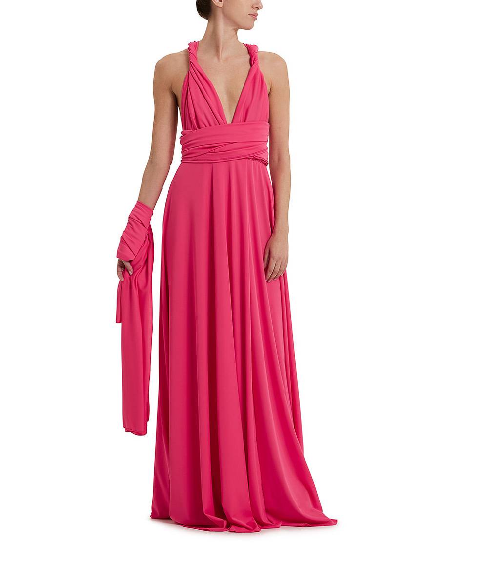 Loriblu Abito lungo fuxia Online
