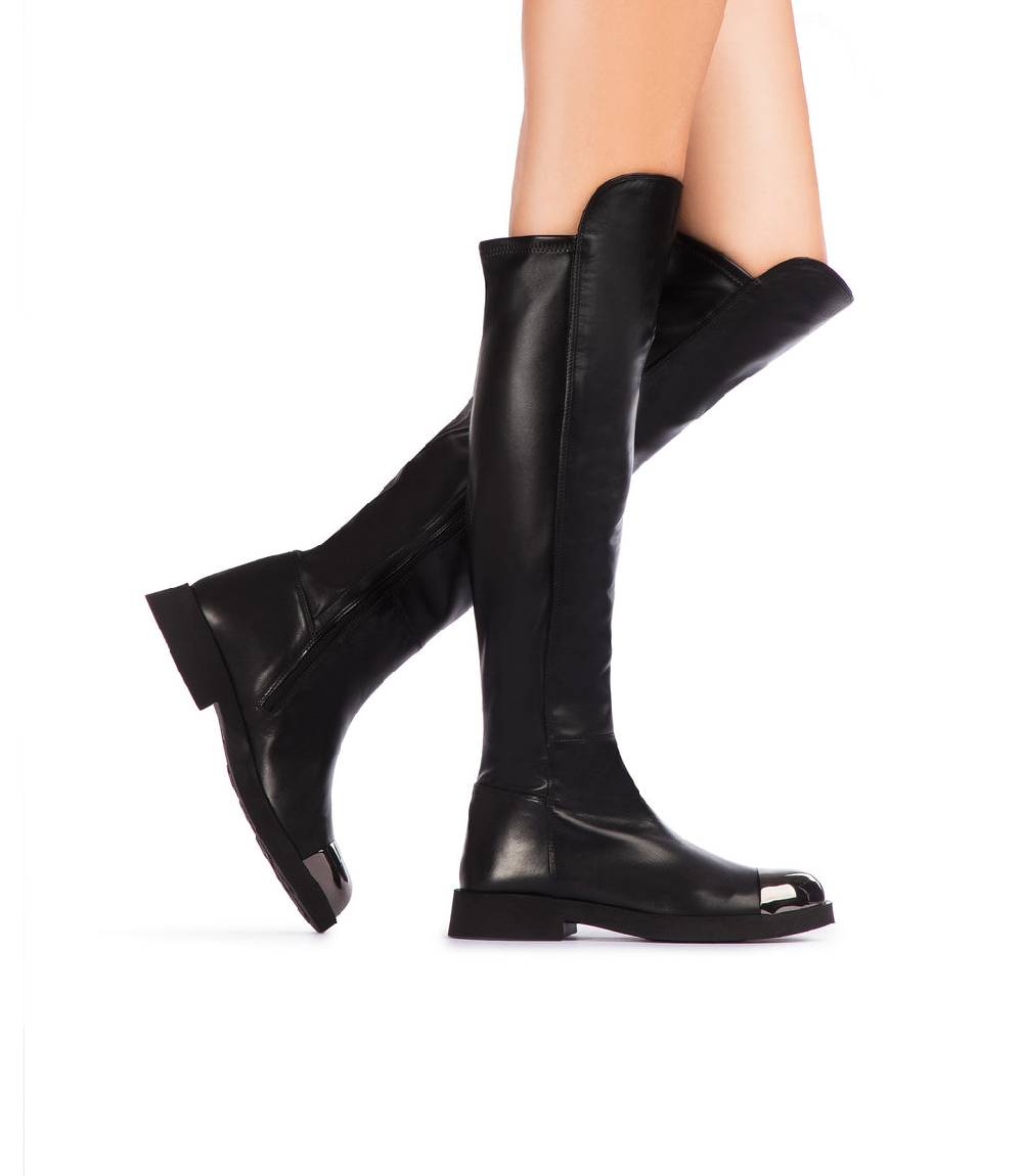 Loriblu Stivali in nappa nera Outlet