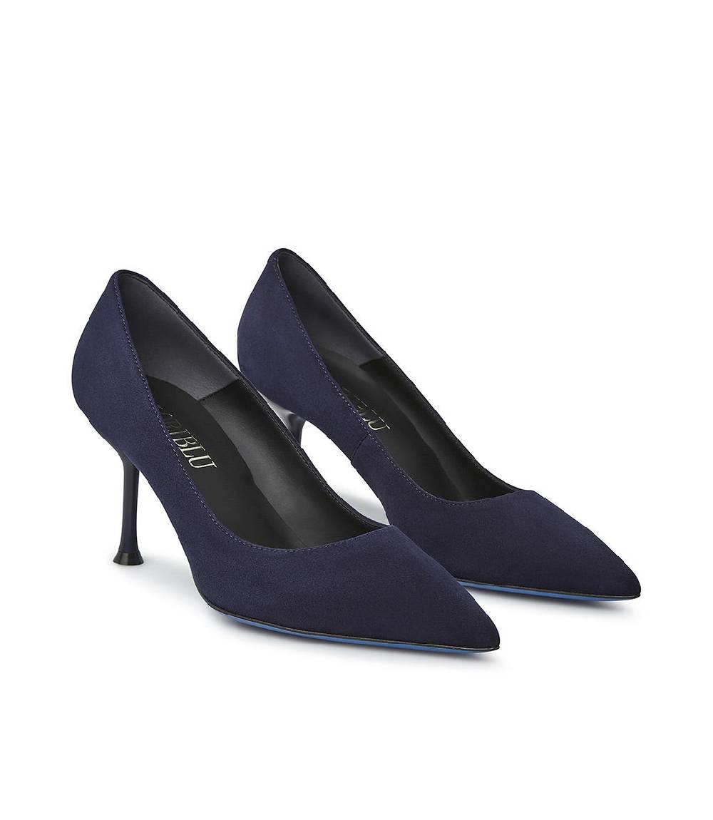 Loriblu Decollete in pelle scamosciata blu Hotsell