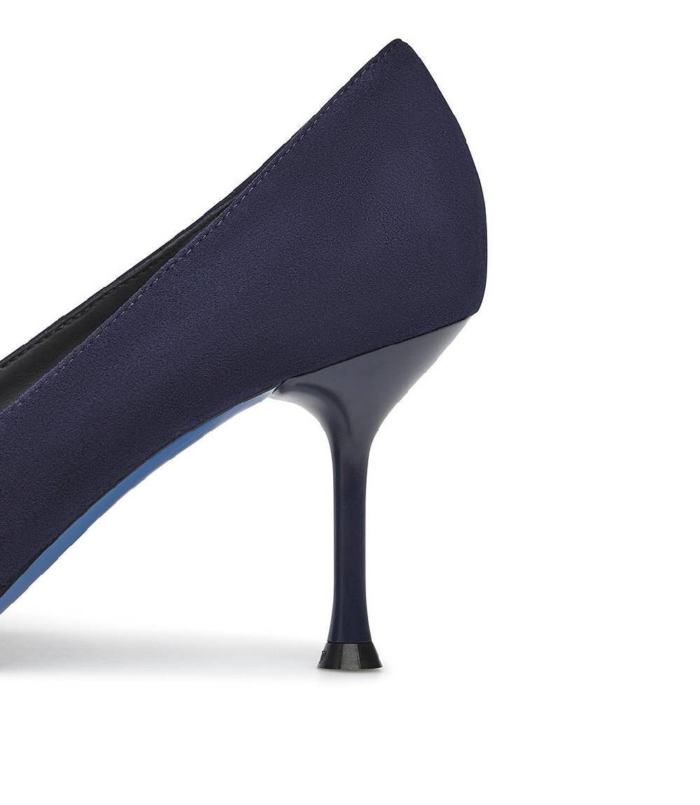 Loriblu Decollete in pelle scamosciata blu Hotsell
