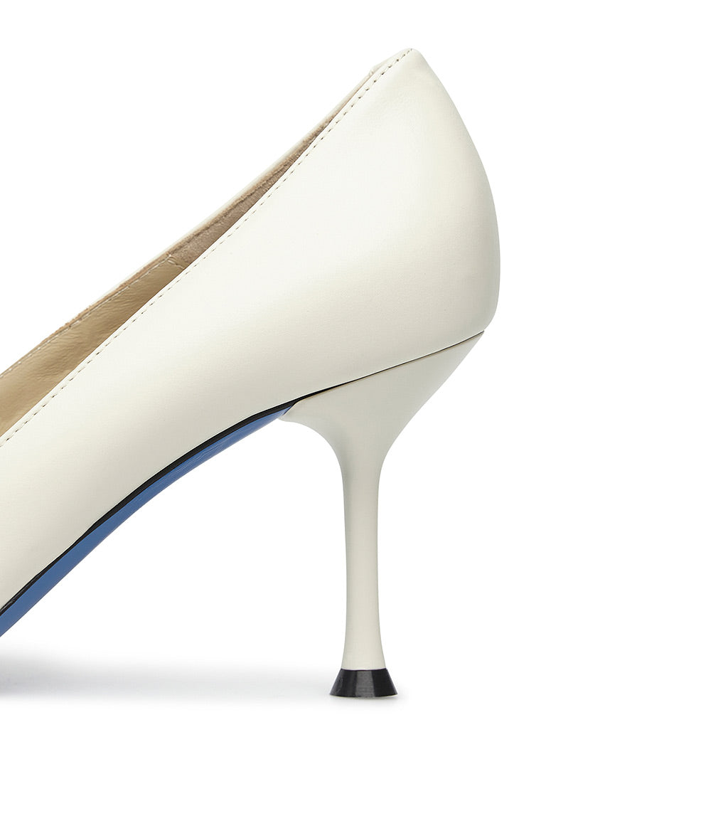 Loriblu Decollete in pelle bianca Vendita Economica