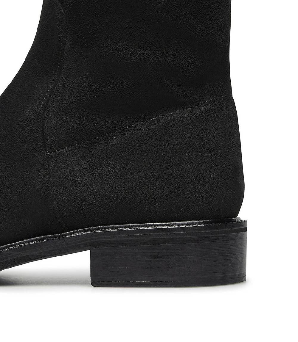 Loriblu Cuissardes in camoscio stretch nero 2025