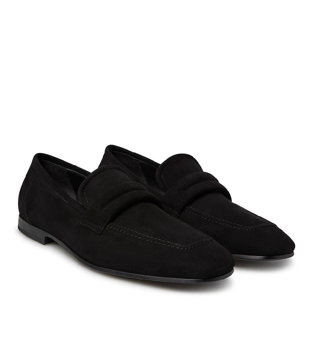 Loriblu Mocassino in camoscio nero Nuovo
