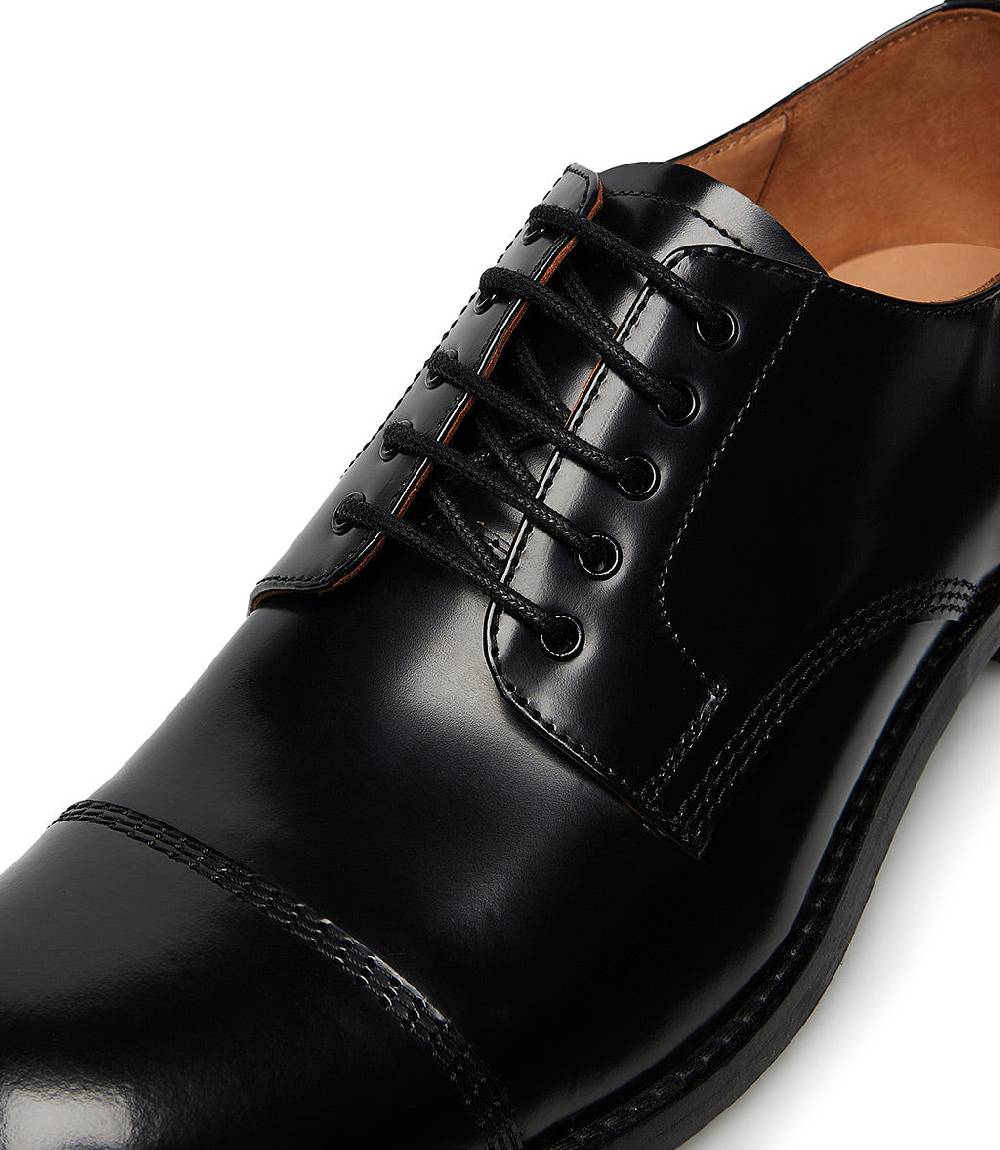 Loriblu Oxford in vitello spazzolato nero Qualità Garantita