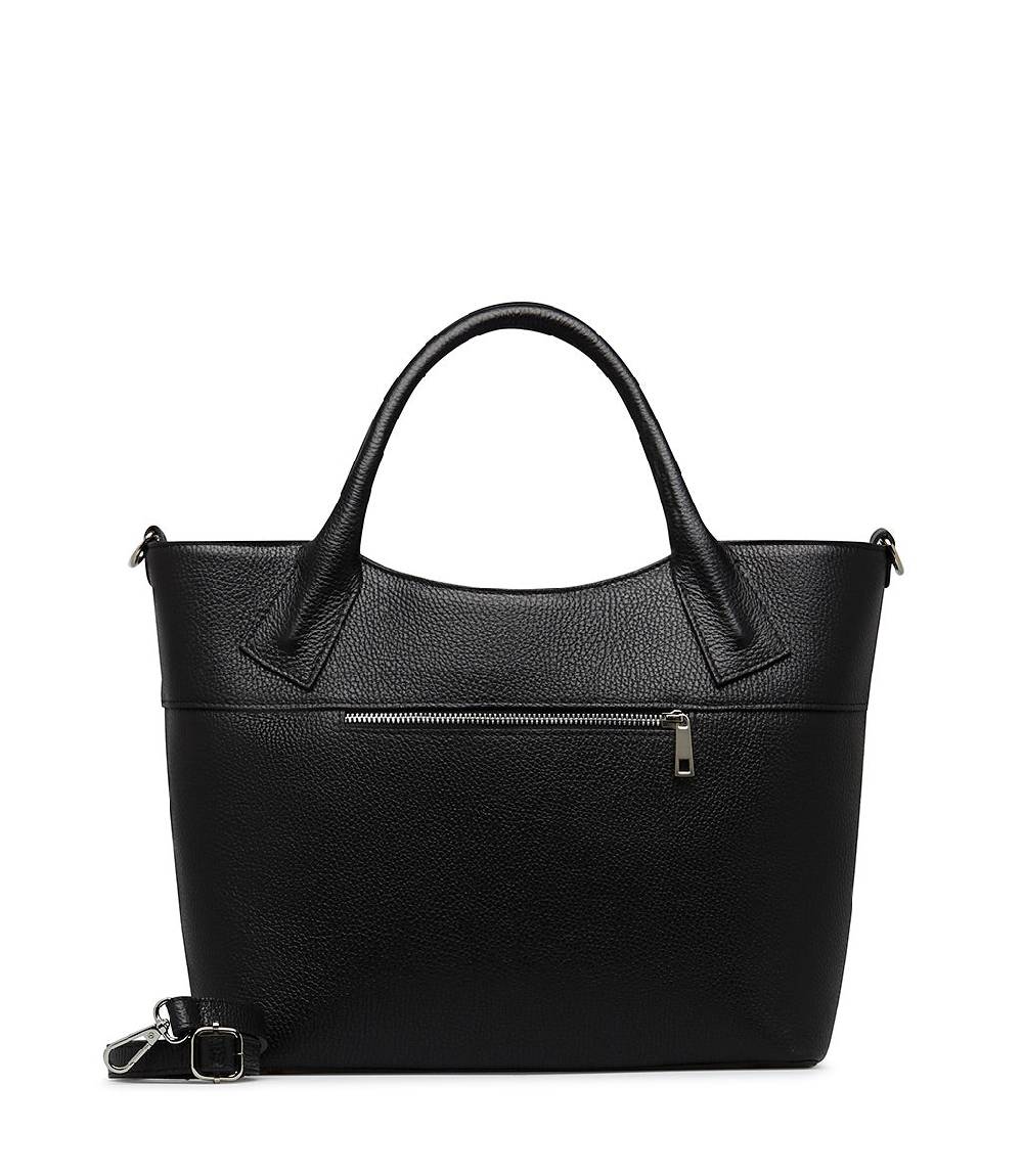 Loriblu Borsa tote nera in pelle stampata Convenienza