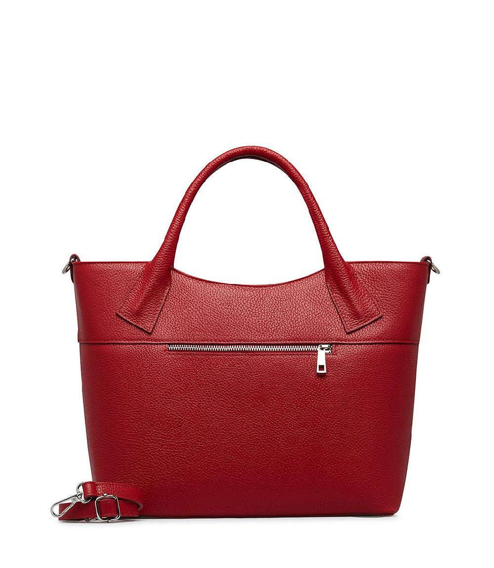 Loriblu Borsa tote bordeaux in pelle stampata Presa