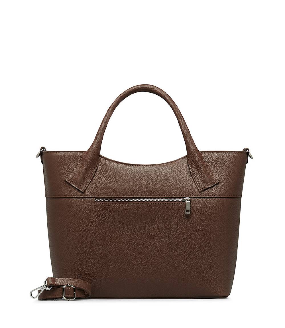 Loriblu Borsa tote cuoio in pelle stampata Sconto