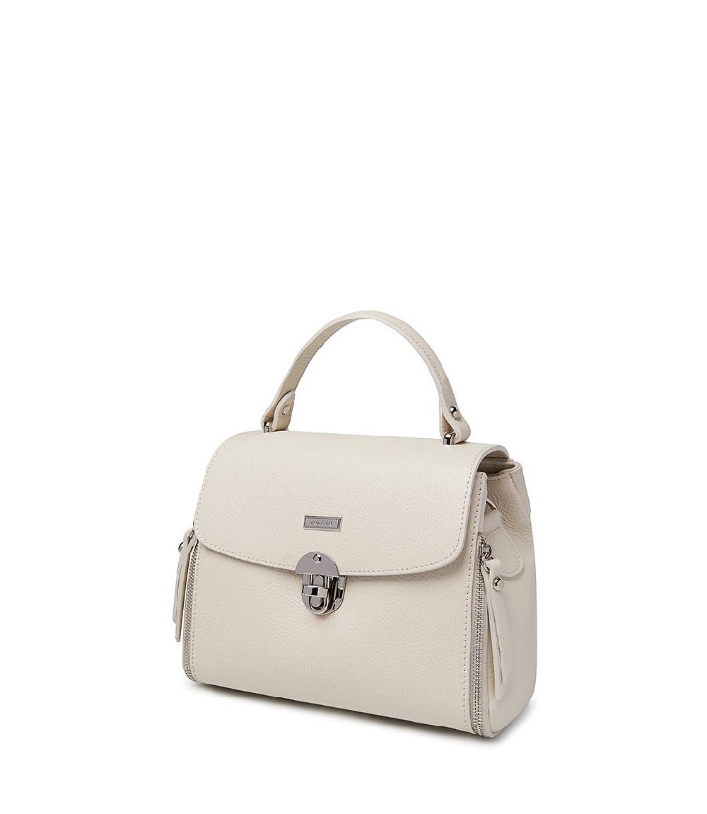 Loriblu Borsa a mano beige in pelle martellata Offerta