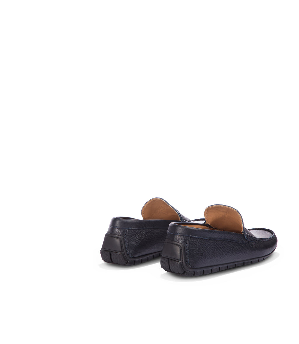 Loriblu Mocassini in pelle blu In Saldo
