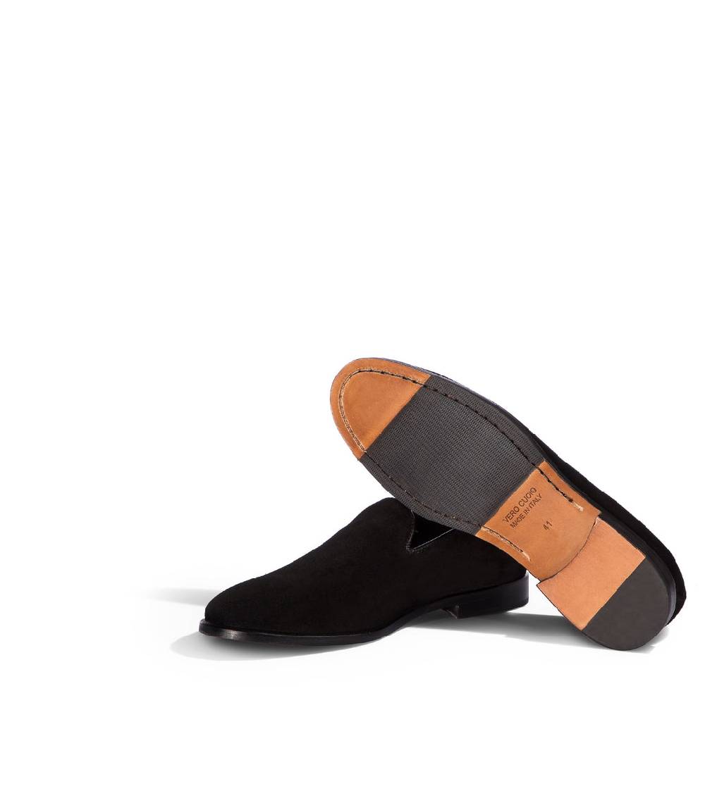 Loriblu Mocassini in camoscio nero 2025
