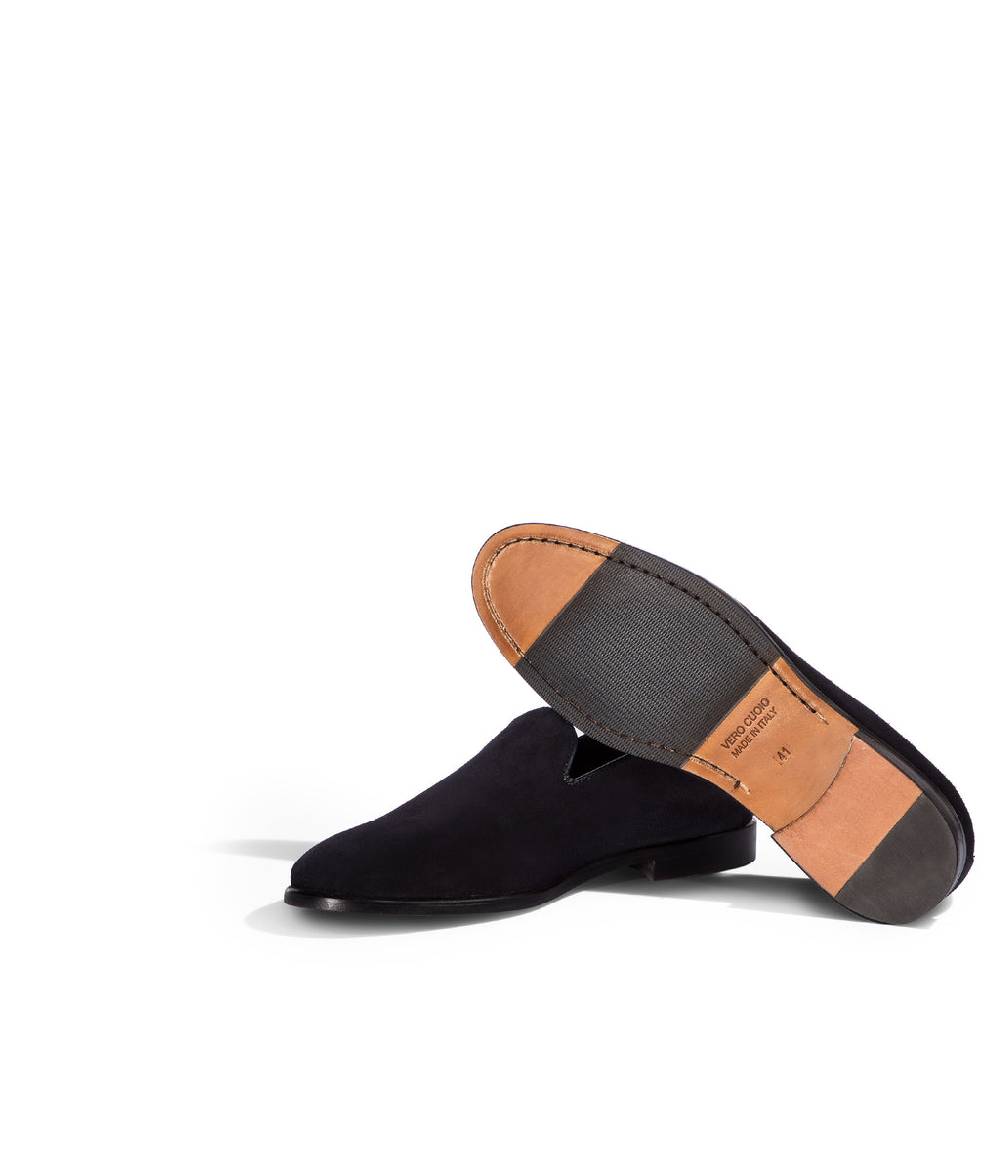 Loriblu Mocassini in camoscio blu Italia