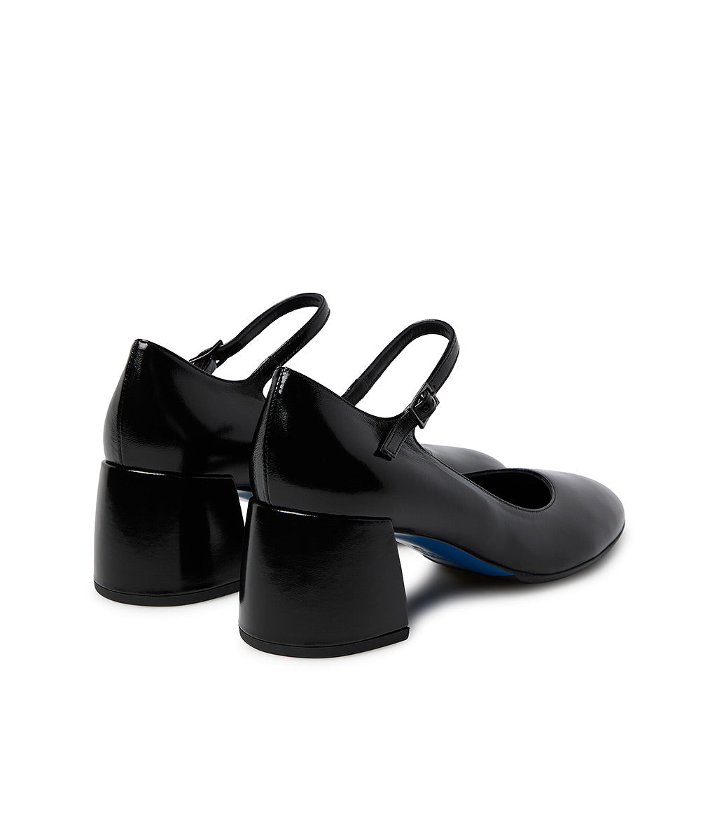 Loriblu Décolleté Mary Jane in pelle lucida nera con cinturino Vendita