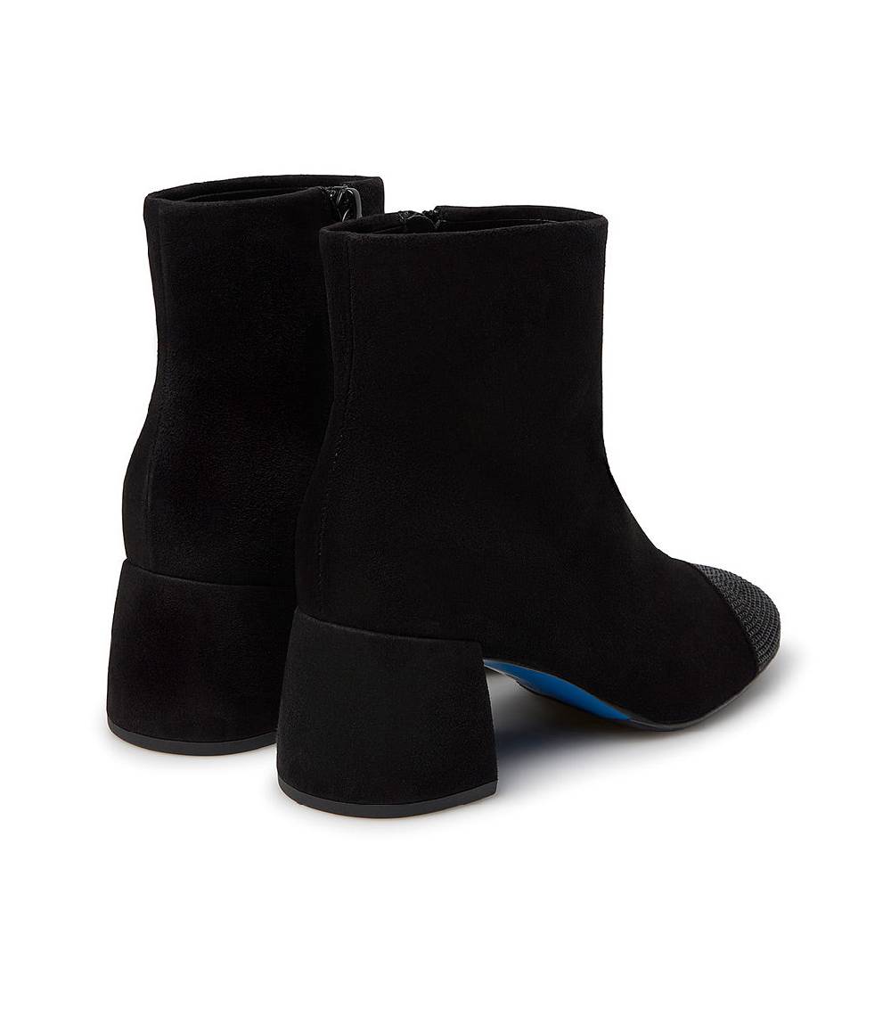 Loriblu Stivaletto camoscio nero con cristalli Soddisfazione Garantita