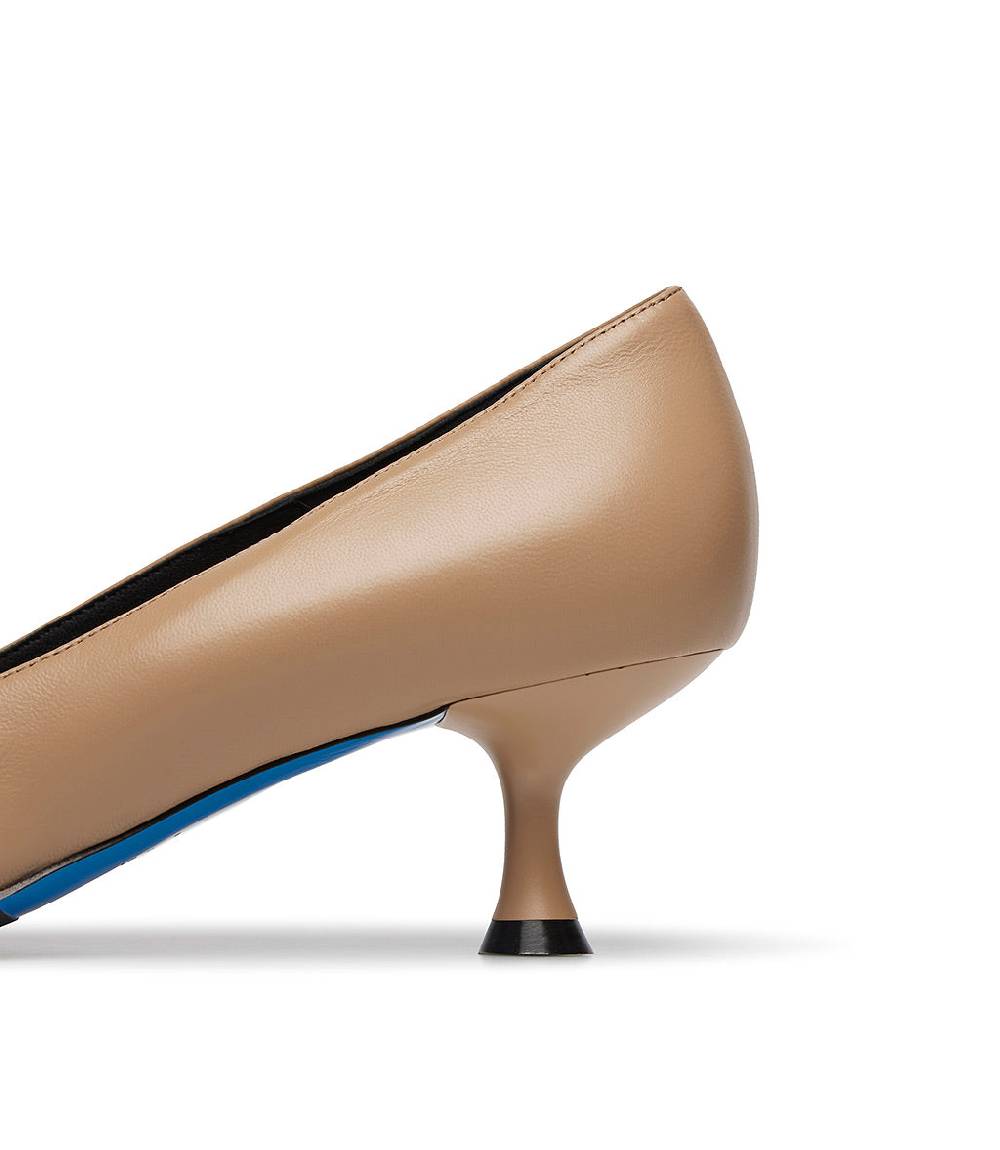 Loriblu Décolleté nappa crusca con cristalli Shopping Online