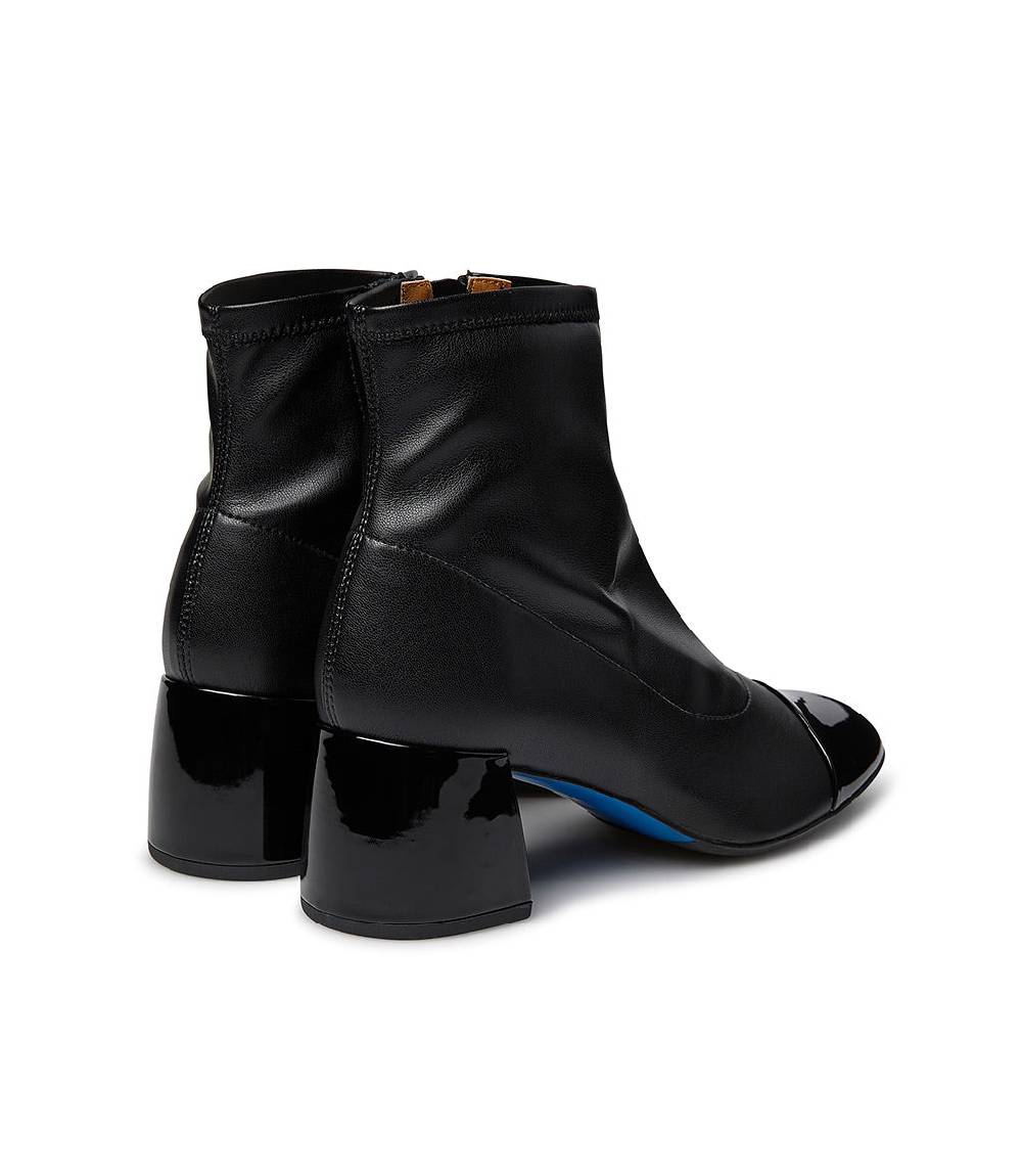 Loriblu Stivaletto in pelle nera con dettagli in vernice Offerte