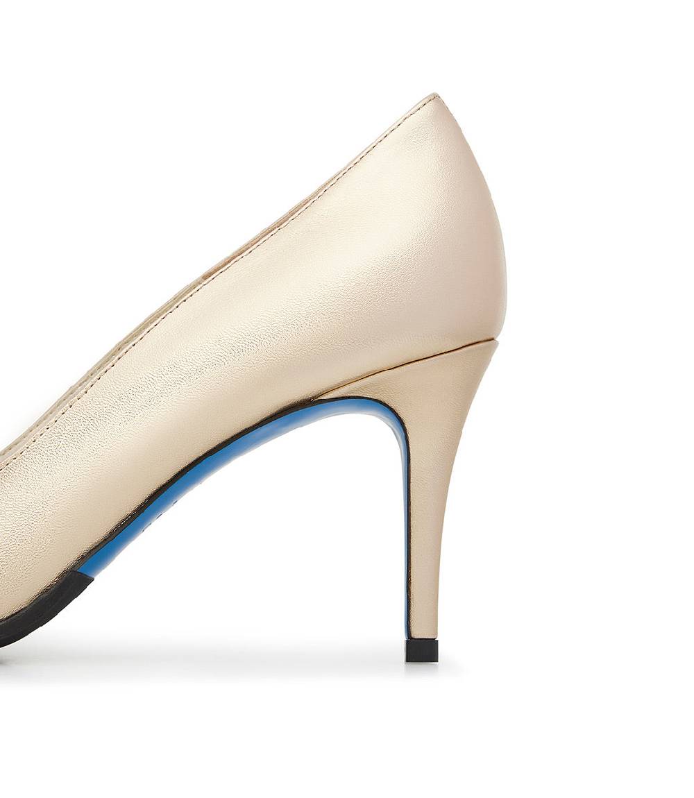 Loriblu Décolleté in nappa oro Saldi Di Fabbrica