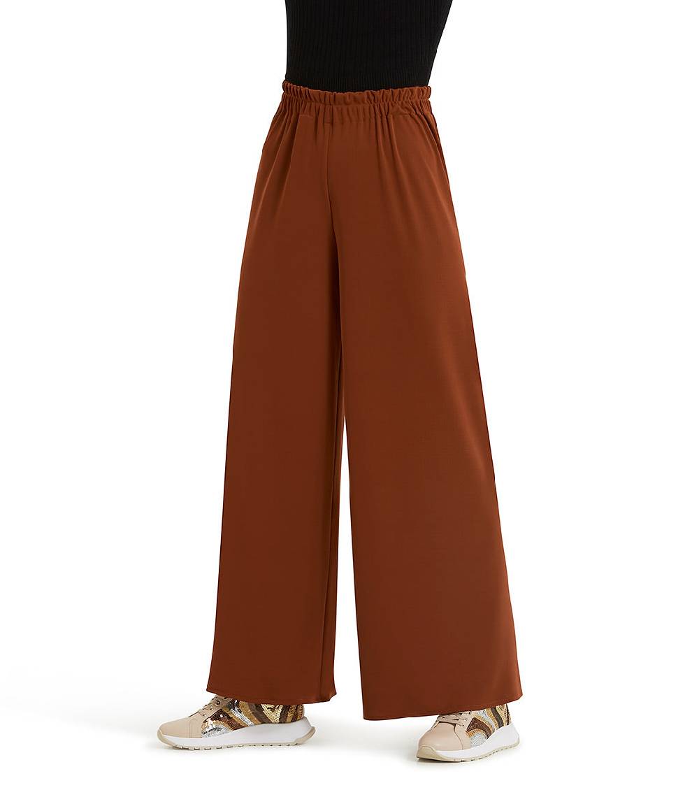 Loriblu Pantalone palazzo ruggine Spedizione Gratuita