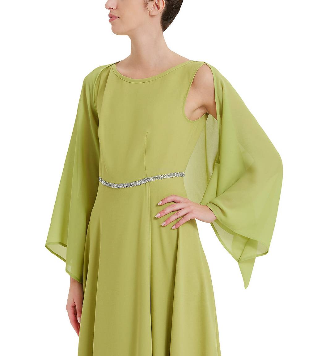 Loriblu Stola georgette verde acido Negozi Online