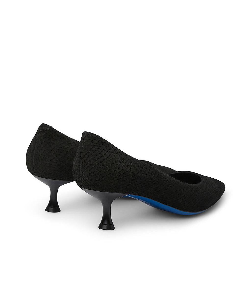 Loriblu Decollete in nabuk testurizzato nero 50% di sconto con spedizione gratuita