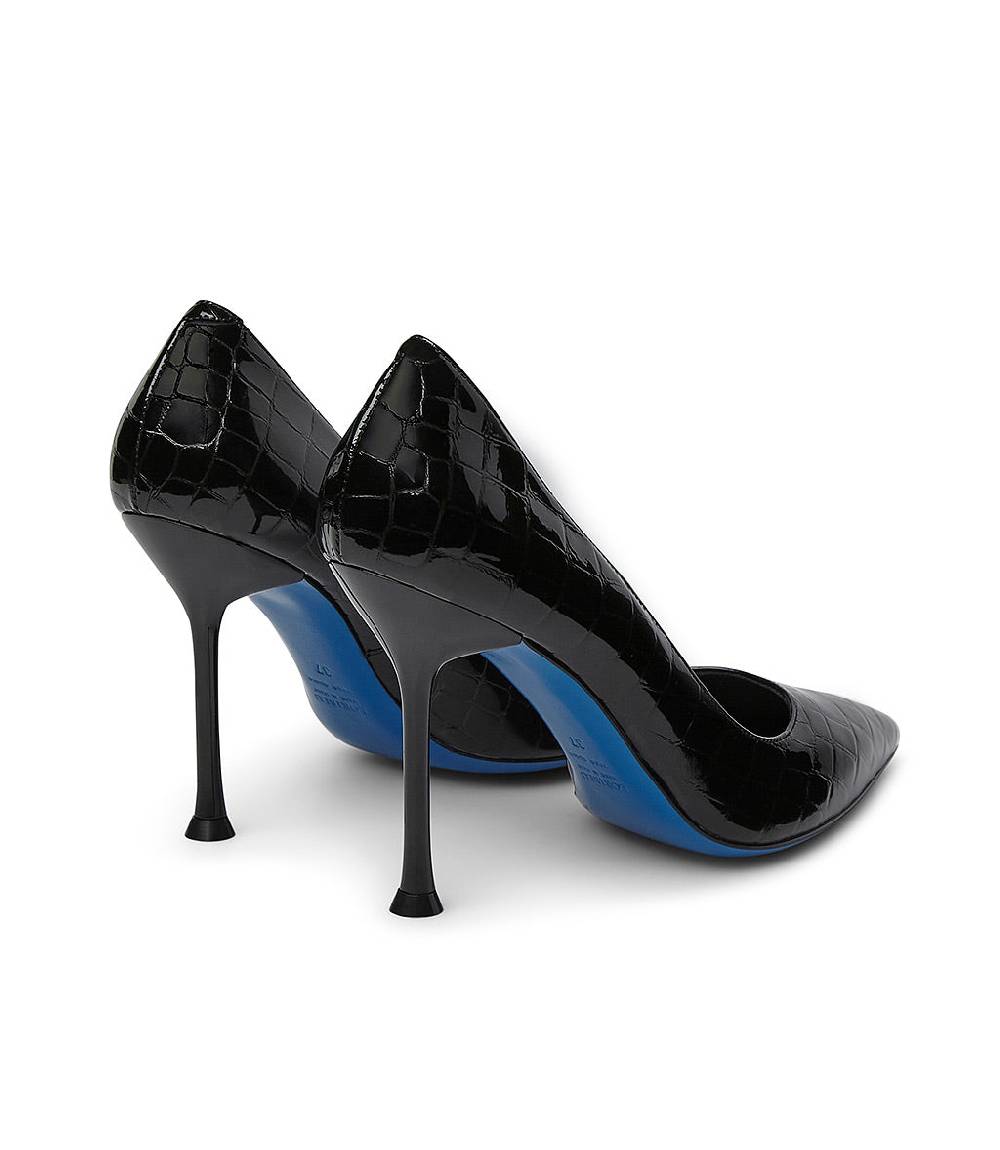 Loriblu Decollete in vernice testurizzata nera Online