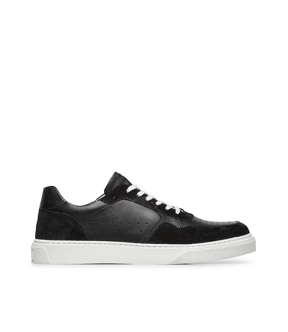Loriblu Sneaker in pelle e camoscio nero Soddisfazione Garantita