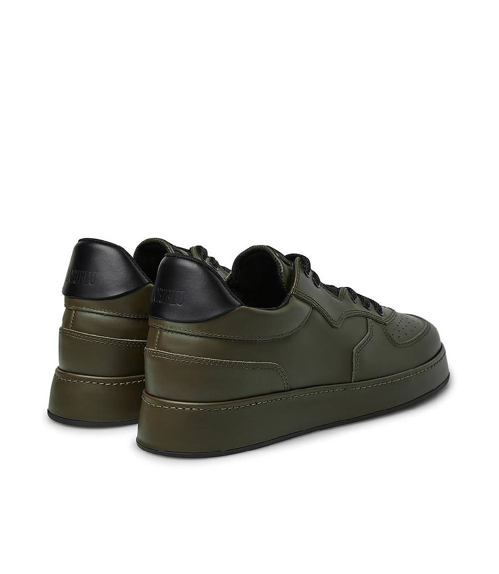 Loriblu Sneakers in pelle verde e nera Negozi Online