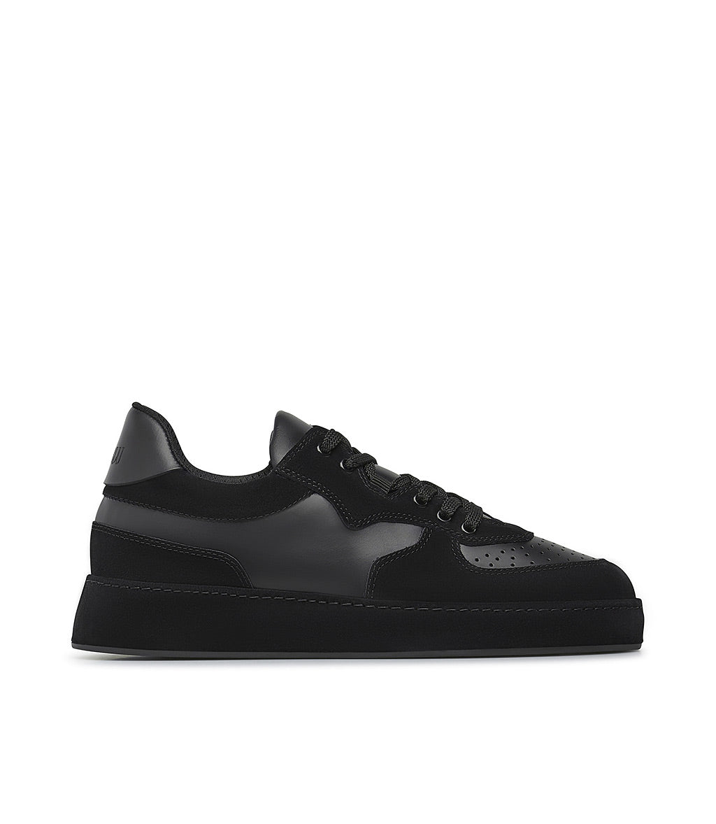Loriblu Sneakers in nappa e camoscio nero Fino Al -60%