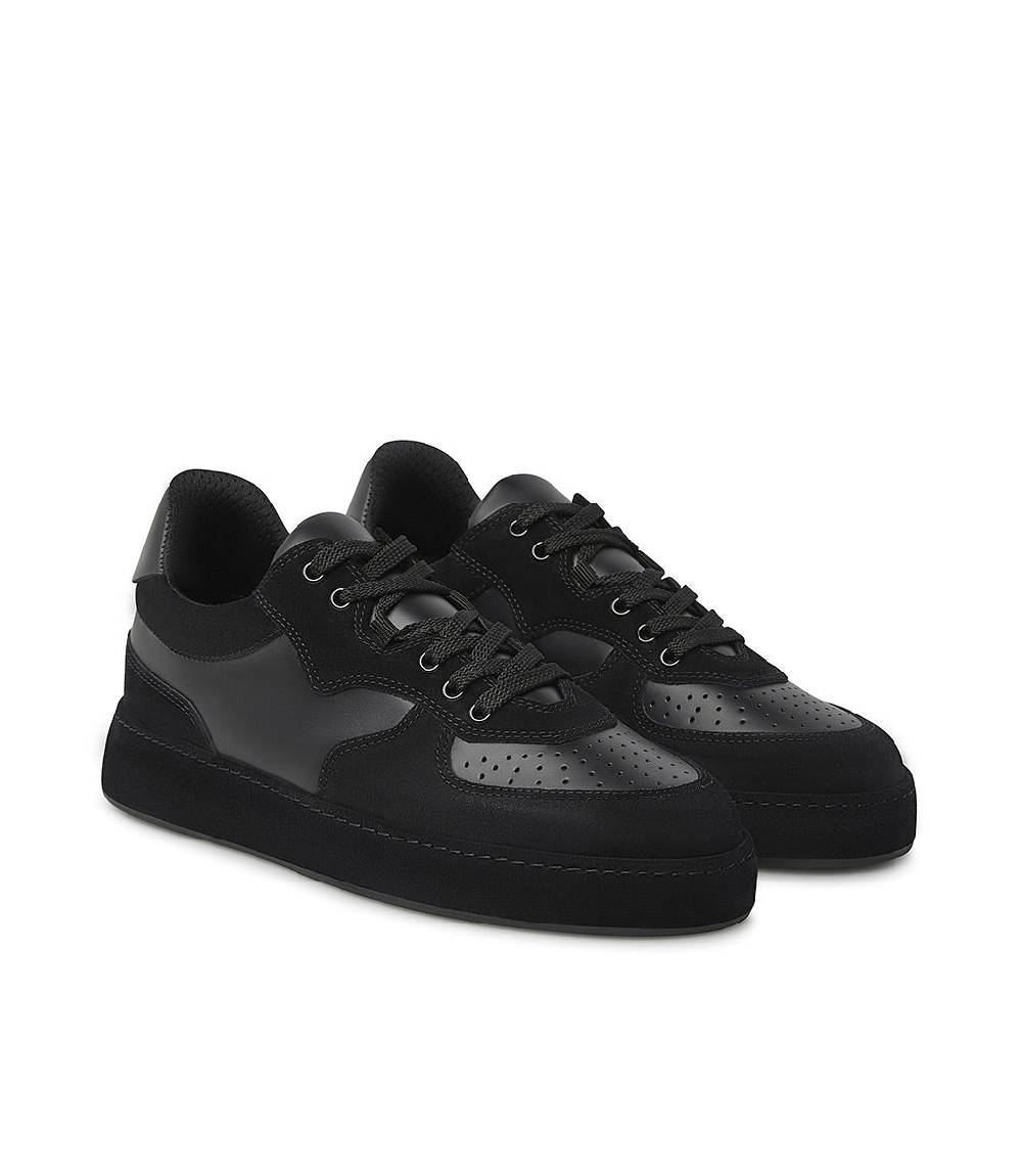 Loriblu Sneakers in nappa e camoscio nero Fino Al -60%