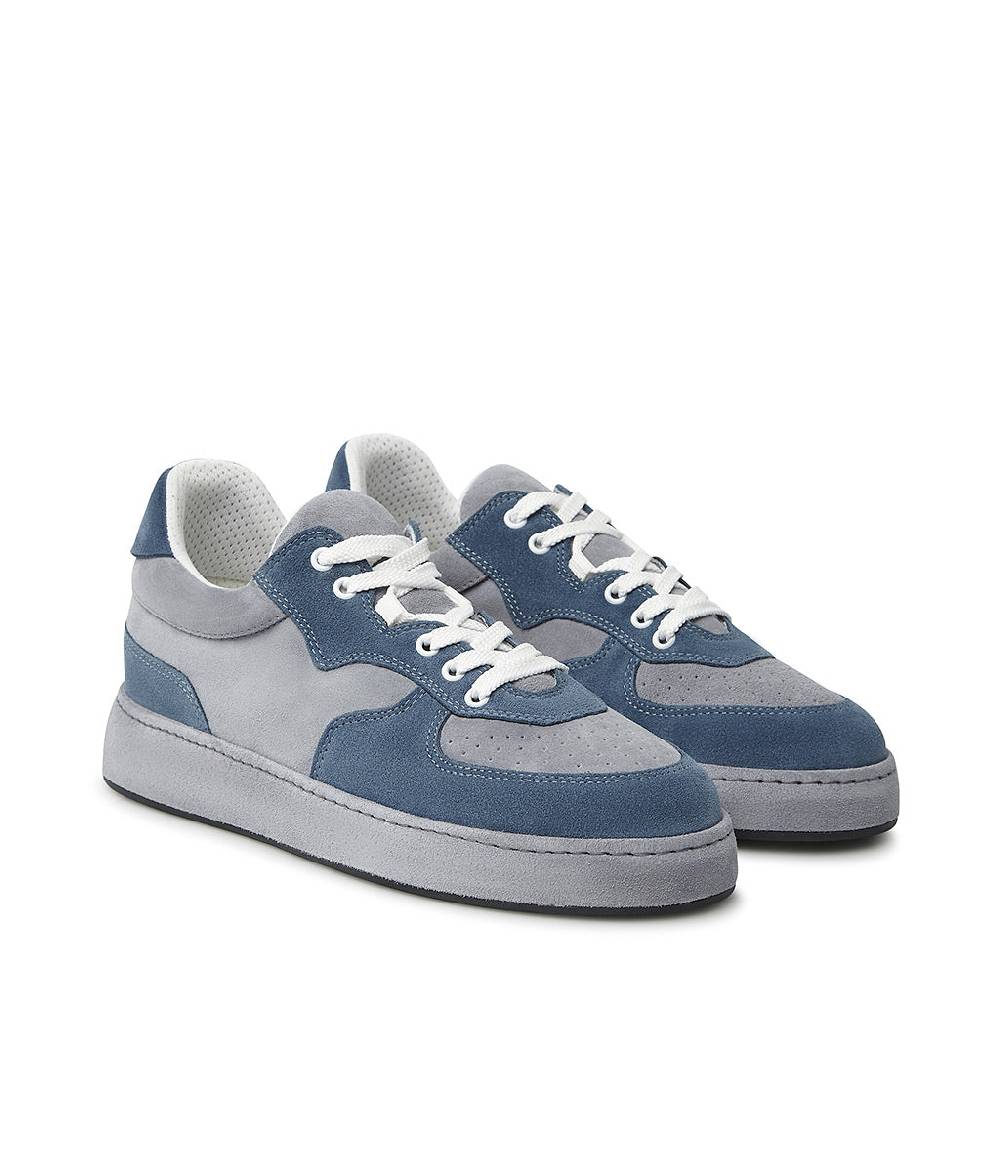 Loriblu Sneakers in pelle scamosciata blu e grigio Affare Del Giorno