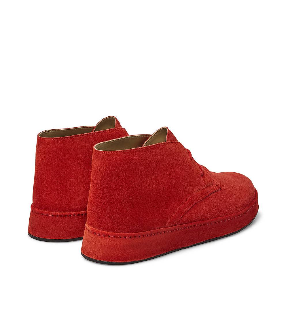 Loriblu Polacchini in pelle scamosciata rossa Convenienza