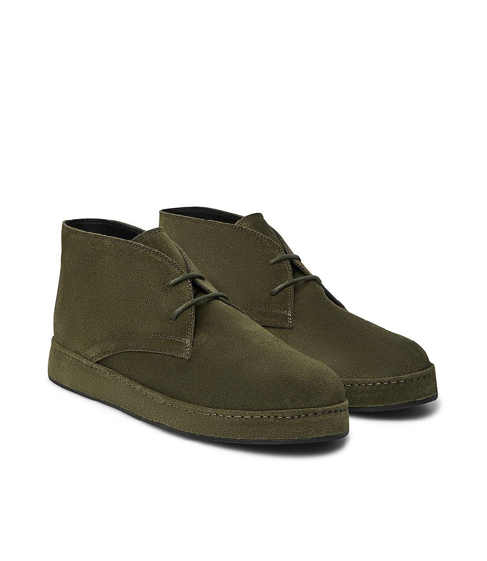 Loriblu Polacchini in pelle scamosciata verde Novità