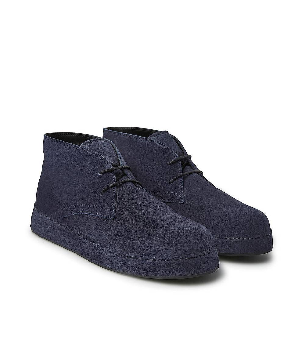 Loriblu Polacchini in pelle scamosciata blu In Saldo