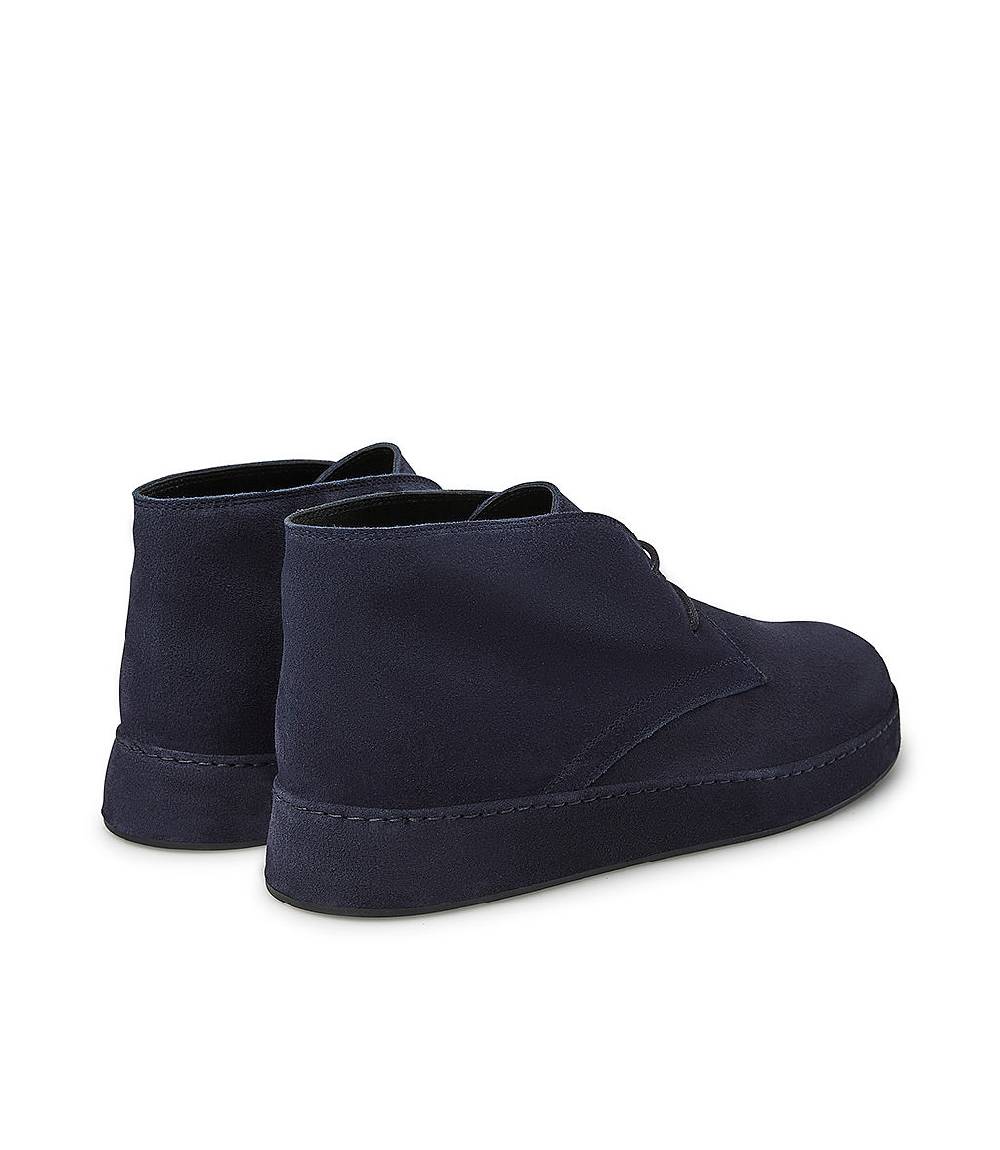 Loriblu Polacchini in pelle scamosciata blu In Saldo