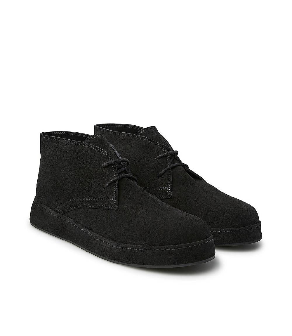 Loriblu Polacchini in pelle scamosciata nera Moda