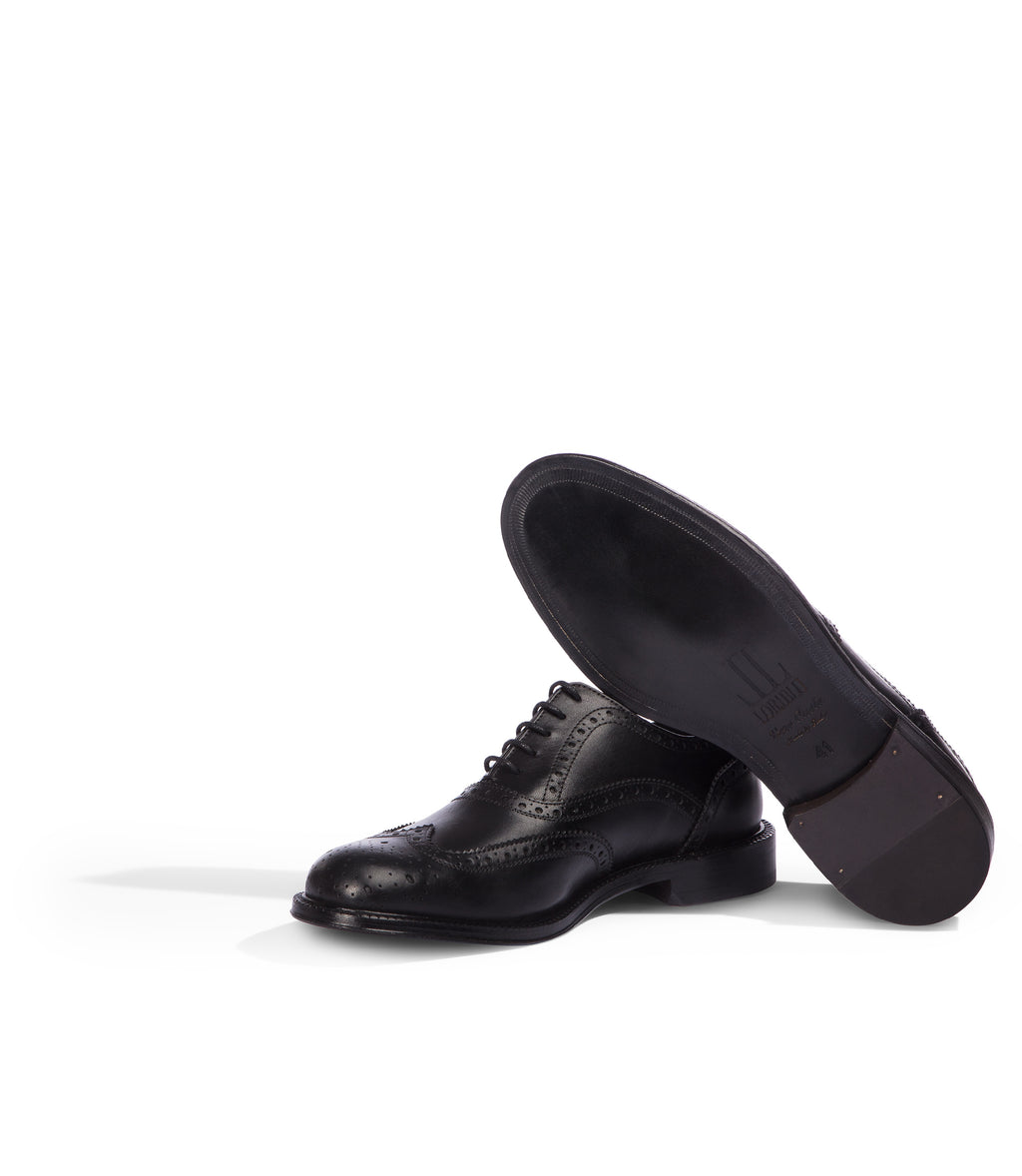 Loriblu Oxford brogue in pelle nera Offerta per la Festa della Mamma
