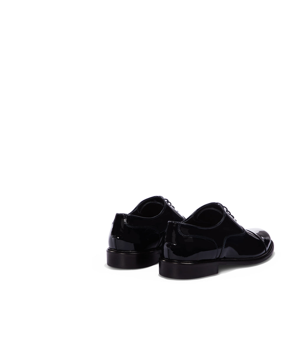 Loriblu Stringate oxford in vernice blu Offerta Anniversario