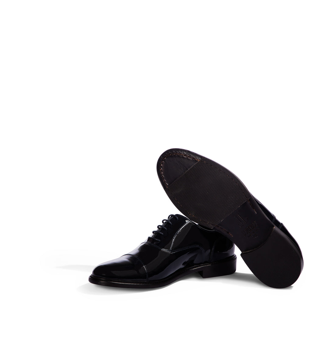 Loriblu Stringate oxford in vernice blu Offerta Anniversario