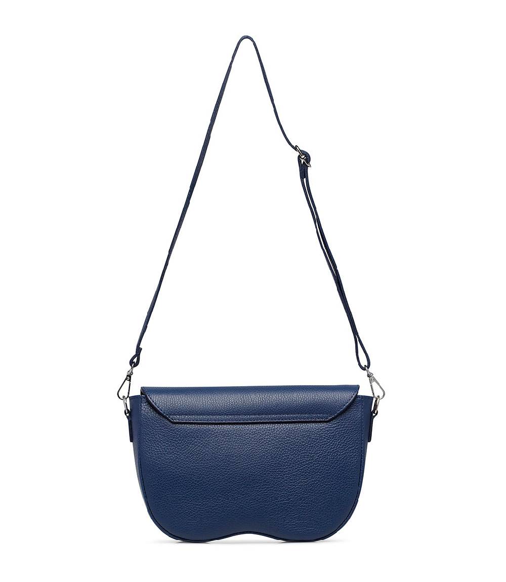Loriblu Borsa a tracolla in pelle blu testurizzata Bestseller