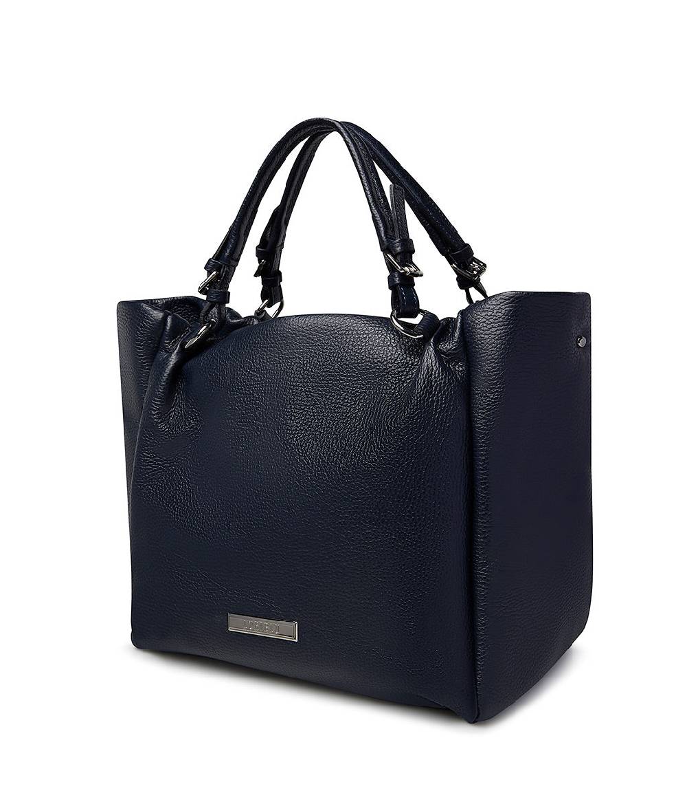 Loriblu Borsa in pelle martellata blu Offerte stagionali