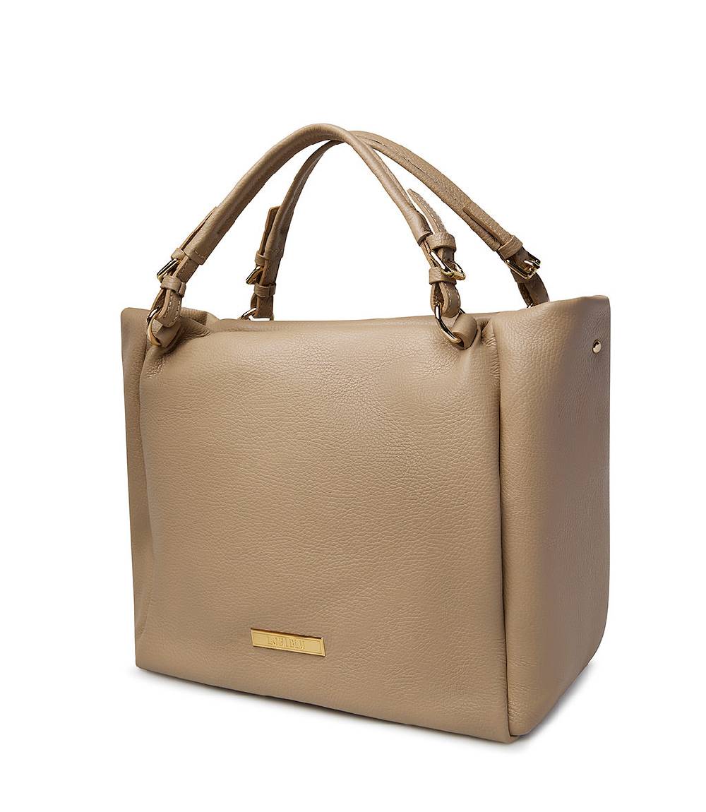 Loriblu Borsa beige in pelle martellata Comprane uno, ottenene uno gratis